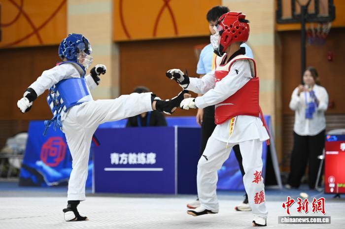 全国8省区近七百名选手在西安过招，跆拳道助力