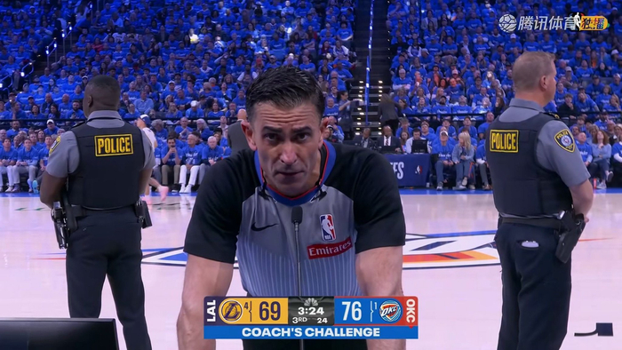 雷霆挑战成功取消湖人2+1判罚引争议
